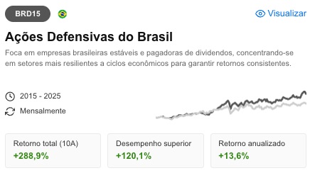 ações defensivas Pro
