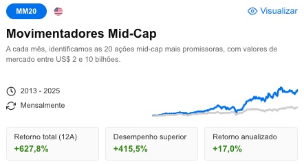 Movimentadores Mid-cap Pro